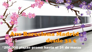 Oferta billetes Ave Barcelona Madrid