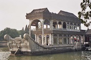 Vuela barato a Pekín y visita este barco de mármol en el Palacio de Verano